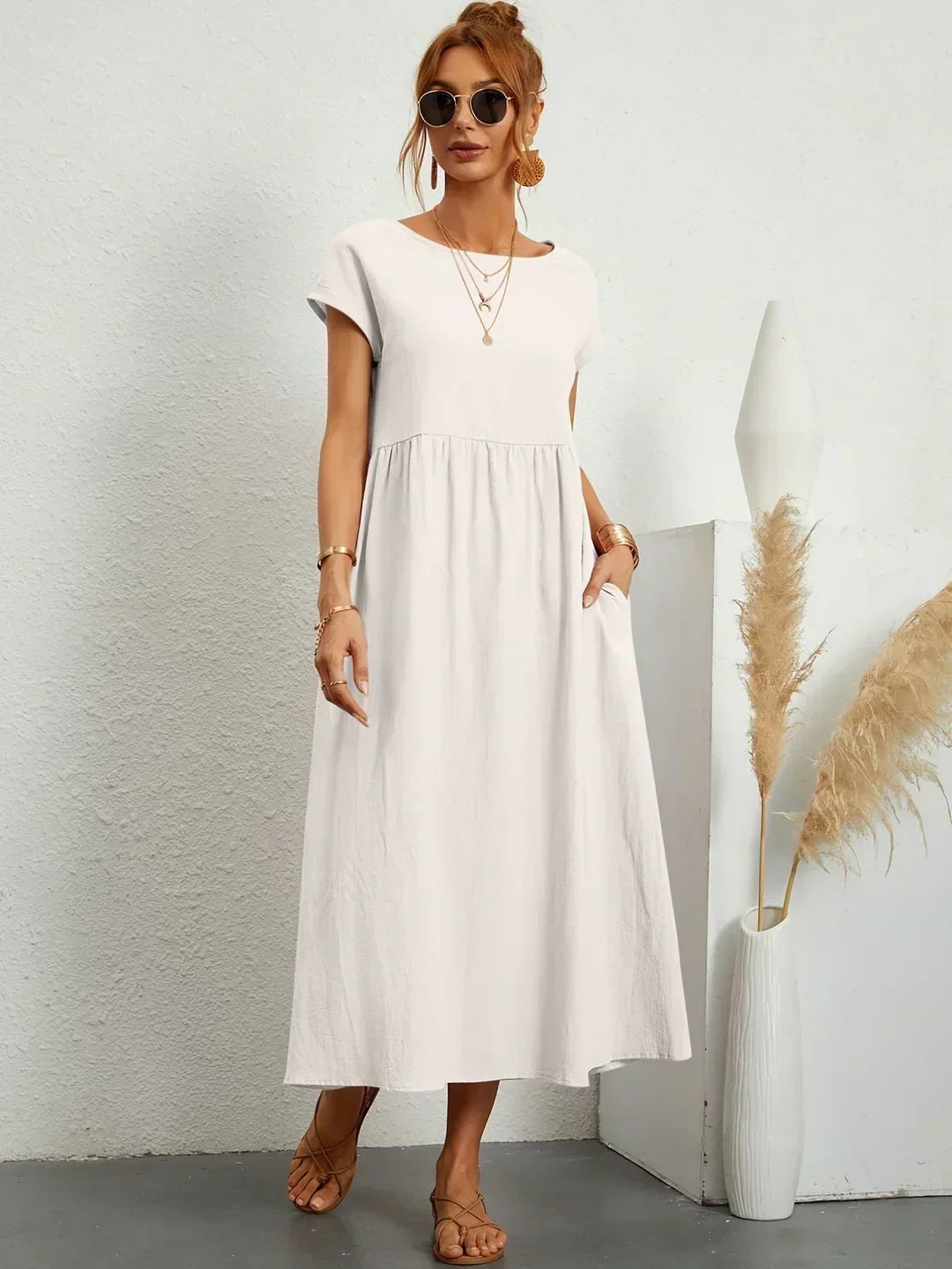 Gabriela Relaxed Pocket Maxi Dress