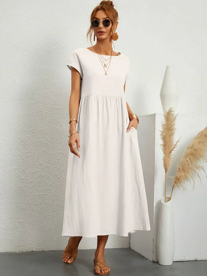 Gabriela Relaxed Pocket Maxi Dress