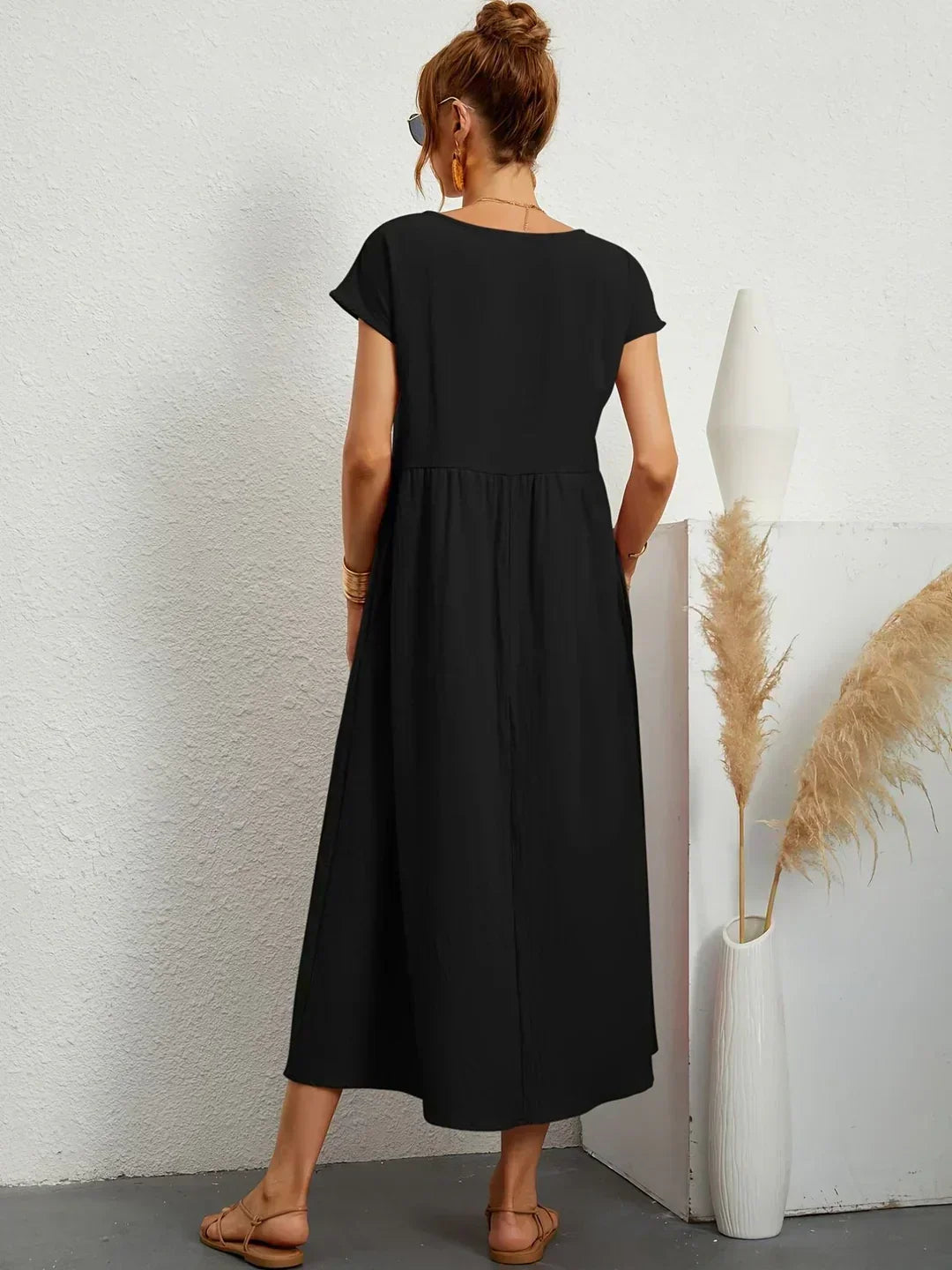 Gabriela Relaxed Pocket Maxi Dress
