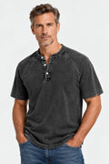 Hollis Washed Henley Tee