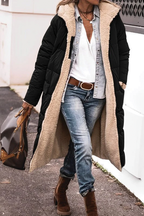 Paloma Reversible Long Padded Coat