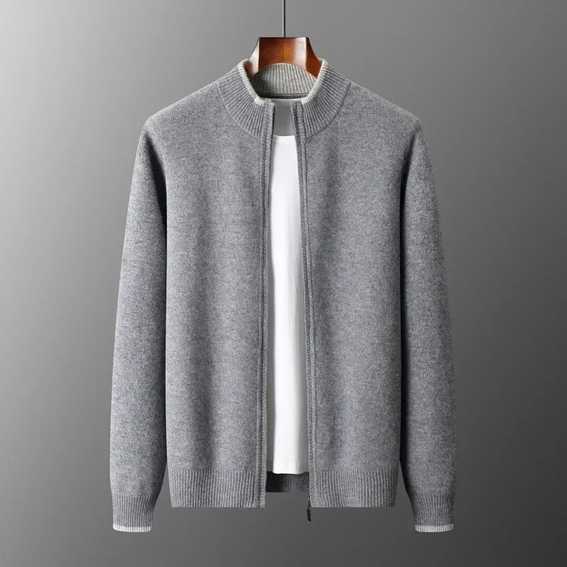 Amari Knit Zip Cardigan