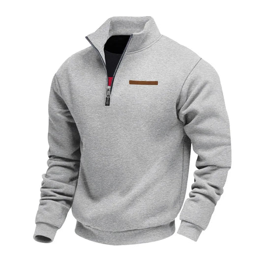 Fleece-Lined Crew Sweatshirt