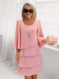 Caroline Tiered Ruffle Midi Dress