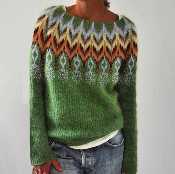 Clara Fair Isle Knit Sweater