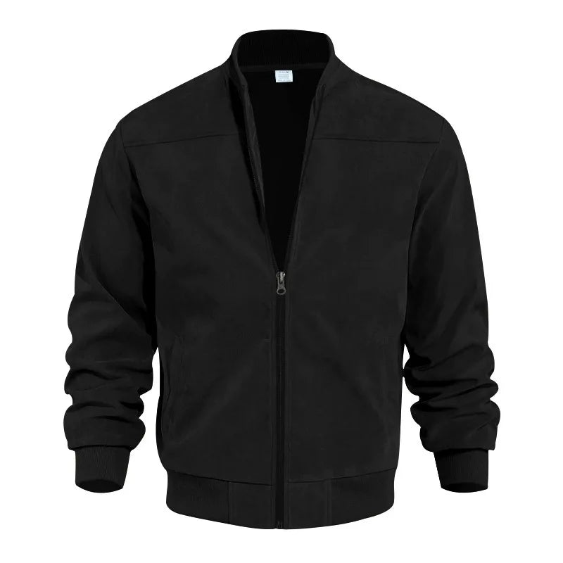 Richmond Suede-Look Bomber Jacket