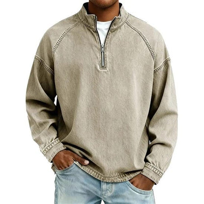 Vintage Quarter-Zip Sweater