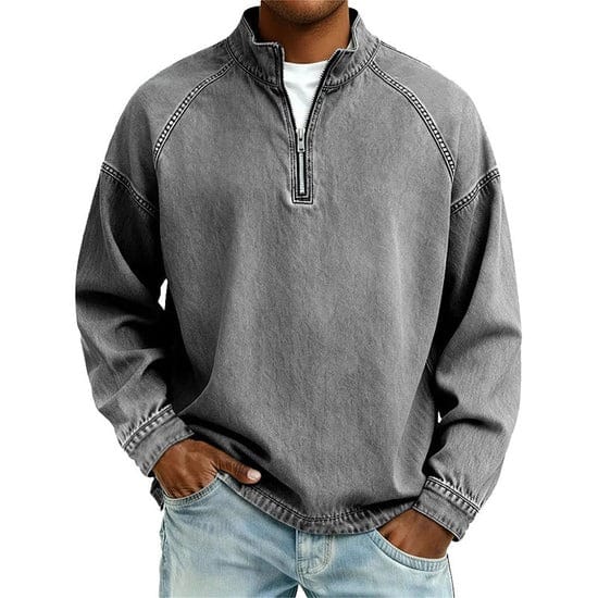 Vintage Quarter-Zip Sweater
