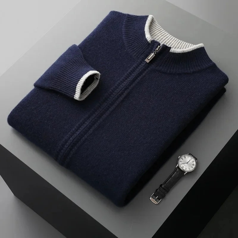 Amari Knit Zip Cardigan