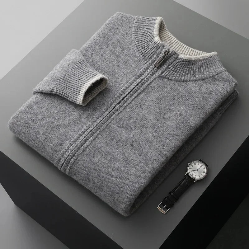 Amari Knit Zip Cardigan