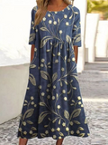 Lorna Relaxed Printed Midi Dress