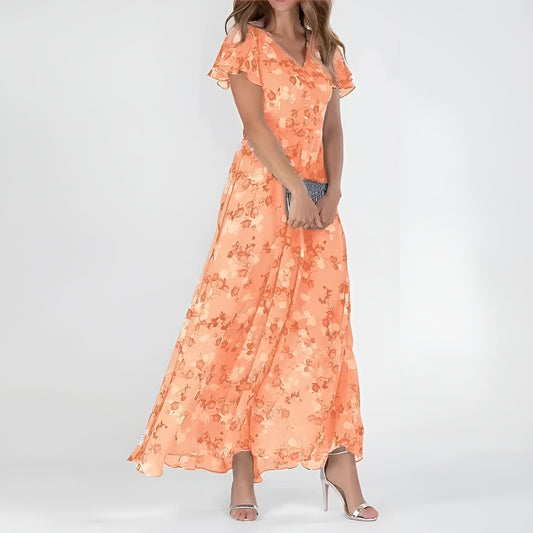 Adrienne Flowing Floral Maxi Dress