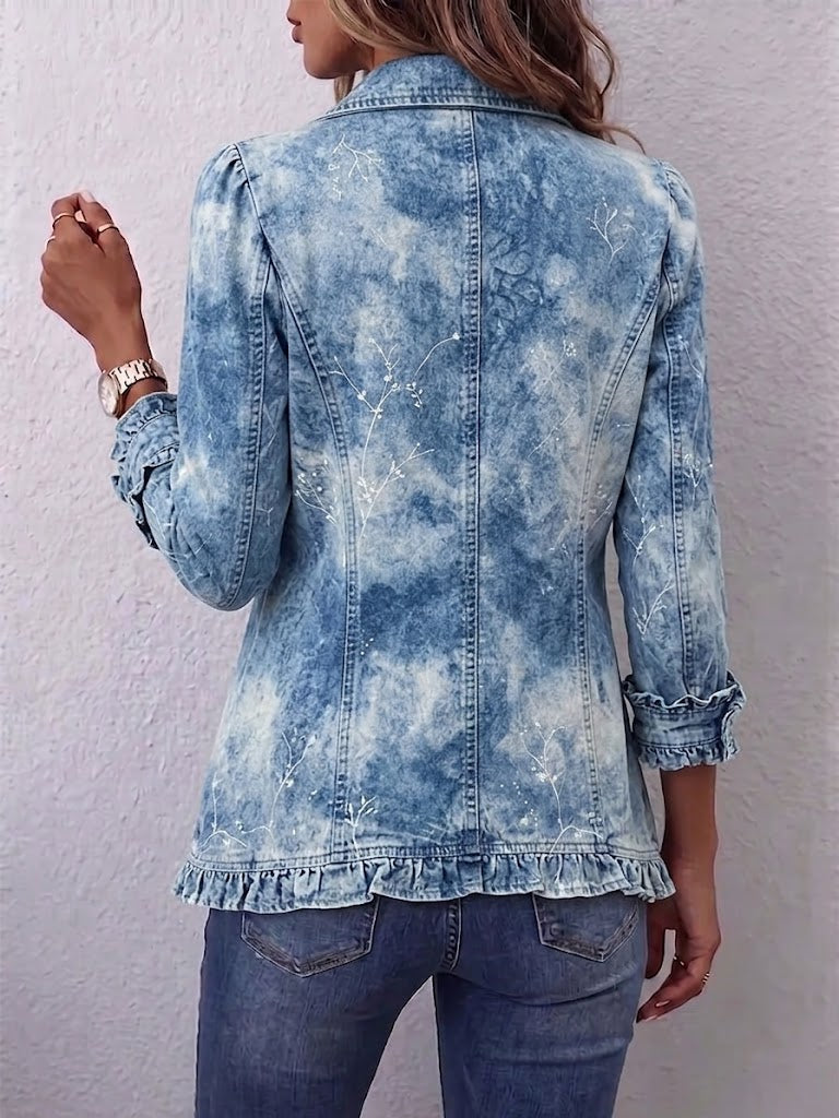 Vintage Bohemian Ruffle Jacket