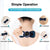 Electric Neck Massager with EMS Technology for Cervical and Back Muscle Pain Relief